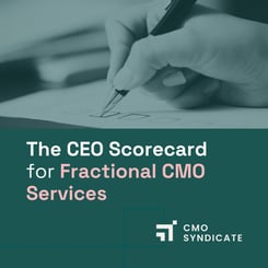 part-time CMO evaluation fractional CMO providers