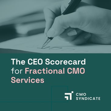 part-time CMO evaluation fractional CMO providers